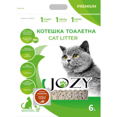 JOZY ТОФУ еко Котешка Тоалетна 6 литра - 2,5кг, с аромат на ВАНИЛИЯ - 050151-04