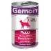 GEMON PATE CAT Chunkies Adult with Beef - консерва - хапки за котки в зряла възраст с телешко 415 гр, Италия - 0704