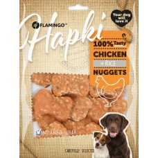 Flamingo Snacks Hapki Nuggets with chicken & Rice - лакомство за куче, кокалчета от пиле и ориз - 400 гр, Белгия - 1030700 Flamingo Snacks Hapki Nuggets with chicken & Rice - лакомство за куче, кокалчета от пиле и ориз - 400 гр, Белгия - 1030700