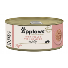 Applaws Tuna with Salmon in jelly - Месни хапки консерва за котки с риба тон и сьомга в желе - 70 гр - 1049CE-A Applaws Tuna with Salmon in jelly - Месни хапки консерва за котки с риба тон и сьомга в желе - 70 гр - 1049CE-A
