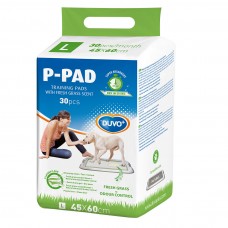 DUVO P-pad подложки за постилане, с аромат на трева, 45 х 60 см, 30 бр, Белгия - 11500 DUVO P-pad подложки за постилане, с аромат на трева, 45 х 60 см, 30 бр, Белгия - 11500
