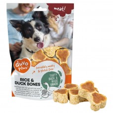 Duvo Rice Duck bones - лакомство за куче с патица и ориз треска 150 гр - 12476 Duvo Rice Duck bones - лакомство за куче с патица и ориз треска 150 гр - 12476