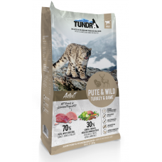 Tundra Adult Cat - висококачествена храна за пораснали котки от всички породи, БЕЗ ЗЪРНО, с пуйка и дивеч, Боровинки, Моркови и Ябълки - 3,8 гр, Германия - 17233 Tundra Adult Cat - висококачествена храна за пораснали котки от всички породи, БЕЗ ЗЪРНО, с пуйка и дивеч, Боровинки, Моркови и Ябълки - 3,8 гр, Германия - 17233