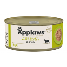 Applaws Tuna Fillet with Seaweed in broth - Месни хапки риба тон и водорасли в бульон 156 гр 2009CE-A Applaws Tuna Fillet with Seaweed in broth - Месни хапки риба тон и водорасли в бульон 156 гр 2009CE-A
