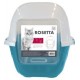 M-Pets Rosetta Cat Litter Box - Закрита Котешка Тоалетна СИНЯ с активен въглен - 50x42,5x44,5 cm, Белгия - 20100109