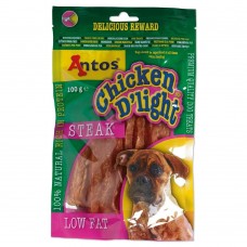 Antos Chicken D'light Steak - лакомство за куче - пилешко филе 100 гр - Нидерландия - 20183 Antos Chicken D'light Steak - лакомство за куче - пилешко филе 100 гр - Нидерландия - 20183