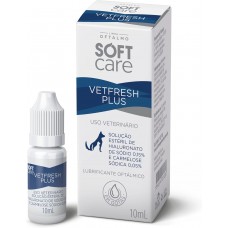 SOFT CARE VETFRESH PLUS - капки за очи с кармелоза и хиалуронова киселина 10 мл, Бразилия - 25030