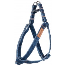 AMIPLAY Denim Jeans - нагръдник за куче - ДЪНКИ, размер L - гръдна обиколка 40-75 см, ширина 20 мм - Полша - 271692 AMIPLAY Denim Jeans - нагръдник за куче - ДЪНКИ, размер L - гръдна обиколка 40-75 см, ширина 20 мм - Полша - 271692