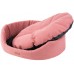 AMIPLAY OVAL BEDDING MONTANA - легло за домашни любимци - БУРГУНДИ, РАЗМЕР M - 52x44x14 см - Полша - 274174
