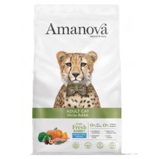 AMANOVA ADULT CAT DIVINE RABBIT - пълноценна храна за пораснали котки от всички породи, със Заек и тиква - 1,5 кг, Испания - 33155