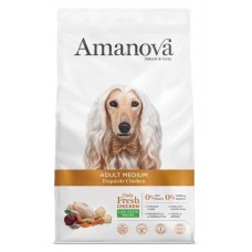 AMANOVA ADULT MEDIUM – EXQUISITE CHICKEN - пълноценна храна за пораснали кучета от средни породи, с пиле - 12 кг, Испания - 33170 AMANOVA ADULT MEDIUM – EXQUISITE CHICKEN - пълноценна храна за пораснали кучета от средни породи, с пиле - 12 кг, Испания - 33170