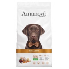 AMANOVA ADULT LARGE – EXQUISITE CHICKEN - пълноценна храна за пораснали кучета от едри породи, с пиле - 12 кг, Испания - 33172 AMANOVA ADULT LARGE – EXQUISITE CHICKEN - пълноценна храна за пораснали кучета от едри породи, с пиле - 12 кг, Испания - 33172
