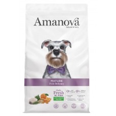 AMANOVA ADULT MATURE FISH DELICACY - пълноценна храна за пораснали кучета от средни и едри породи над 7 години, с Бяла риба и пащърнак - 10 кг, Испания - 33175 AMANOVA ADULT MATURE FISH DELICACY - пълноценна храна за пораснали кучета от средни и едри породи над 7 години, с Бяла риба и пащърнак - 10 кг, Испания - 33175