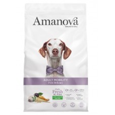 AMANOVA ADULT MOBILITY FISH DELICACY - пълноценна храна за пораснали кучета от средни и едри породи с чувствителни стави, с Бяла риба и пащърнак - 10 кг, Испания - 33184 AMANOVA ADULT MOBILITY FISH DELICACY - пълноценна храна за пораснали кучета от средни и едри породи с чувствителни стави, с Бяла риба и пащърнак - 10 кг, Испания - 33184