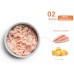 AMANOVA CAT CAN 02 CHICKEN CHEESE - консерва за пораснали котки от всички породи, с Пилешко филе и сирене - 70 гр, Испания - 33360 AMANOVA CAT CAN 02 CHICKEN CHEESE - консерва за пораснали котки от всички породи, с Пилешко филе и сирене - 70 гр, Испания - 33360
