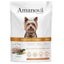 AMANOVA DOG POUCH P03 EXQUISITE CHICKEN - пауч за пораснали кучета от всички породи, с Пиле и слива - 100 гр, Испания - 33503 AMANOVA DOG POUCH P03 EXQUISITE CHICKEN - пауч за пораснали кучета от всички породи, с Пиле и слива - 100 гр, Испания - 33503