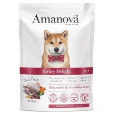 AMANOVA DOG POUCH P07 TURKEY DELIGHT - пауч за пораснали кучета от всички породи, с Пуешко и тиква - 100 гр, Испания - 33507 AMANOVA DOG POUCH P07 TURKEY DELIGHT - пауч за пораснали кучета от всички породи, с Пуешко и тиква - 100 гр, Испания - 33507