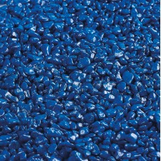 Flamingo Gravel Neon Fluo dark blue - грунд за аквариум неон тъмно сини 4-7 мм, чувал 1 кг, Белгия - 400442