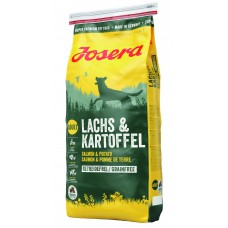 JOSERA DOG LACHS & KARTOFFEL ADULT, пълноценна храна БЕЗ ЗЪРНО за порастнали кучета с чувствителни стомаси, със сьомга 15 кг, Германия - 50003706 JOSERA DOG LACHS & KARTOFFEL ADULT, пълноценна храна БЕЗ ЗЪРНО за порастнали кучета с чувствителни стомаси, със сьомга 15 кг, Германия - 50003706
