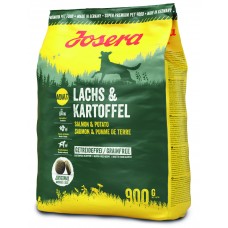 JOSERA DOG LACHS & KARTOFFEL ADULT, пълноценна храна БЕЗ ЗЪРНО за порастнали кучета с чувствителни стомаси, със сьомга 0,900 кг, Германия - 50005775 JOSERA DOG LACHS & KARTOFFEL ADULT, пълноценна храна БЕЗ ЗЪРНО за порастнали кучета с чувствителни стомаси, със сьомга 0,900 кг, Германия - 50005775