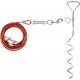 Flamingo Ground spike with cable Igla Silver - комплект за двор - метално въже 7,5 метра и метално колче 45 см, демпферна пружина, Белгия - 500104 Flamingo Ground spike with cable Igla Silver - комплект за двор - метално въже 7,5 метра и метално колче 45 см, демпферна пружина, Белгия - 500104