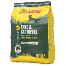 JOSERA DOG DUCK & POTATO ADULT, пълноценна храна БЕЗ ЗЪРНО за порастнали кучета с чувствителни стомаси, с пилешко месо 0,900 кг, Германия - 5005774 JOSERA DOG DUCK & POTATO ADULT, пълноценна храна БЕЗ ЗЪРНО за порастнали кучета с чувствителни стомаси, с пилешко месо 0,900 кг, Германия - 5005774