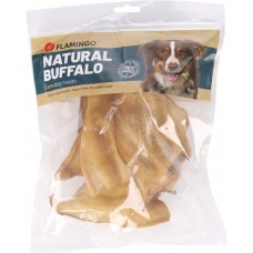 Flamingo Snacks Nature Buffalo ear - лакомства за куче, биволски уши, 5 бр, Белгия - 502623