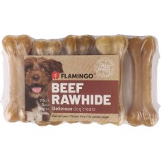 Flamingo Snacks R'Hide Bone - лакомство за куче - кожени кокали 7,5 см - 5 бр, Белгия - 503140