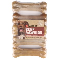 Flamingo Snacks R'Hide Bone - лакомство за куче - кожени кокали 11 см - 5 бр, Белгия - 503141