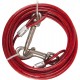 Flamingo Tie out cable Red - въже за двор - 3 метра х 4 мм, за кучета до 15 кг, Белгия - 506968 Flamingo Tie out cable Red - въже за двор - 3 метра х 4 мм, за кучета до 15 кг, Белгия - 506968