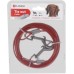 Flamingo Tie out cable Red - въже за двор - 3 метра х 4 мм, за кучета до 15 кг, Белгия - 506968 Flamingo Tie out cable Red - въже за двор - 3 метра х 4 мм, за кучета до 15 кг, Белгия - 506968