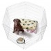 Flamingo Run Puppy Jax Silver - ограждение за малки кученца, 6 елемента, размери: диаметър 160 x височина 100 см, Белгия - 507805 Flamingo Run Puppy Jax Silver - ограждение за малки кученца, 6 елемента, размери: диаметър 160 x височина 100 см, Белгия - 507805