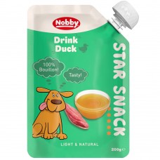 StarSnack Drink Duck - лакомство бульон за кучета - 99% патешки бульон и 0,1% мазнини, 200 гр - NOBBY Германия 50980 StarSnack Drink Duck - лакомство бульон за кучета - 99% патешки бульон и 0,1% мазнини, 200 гр - NOBBY Германия 50980
