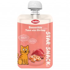 StarSnack Tuna, Shrimp, Malt - кремообразно лакомство за котка - Смути, с риба тон и скариди, 90 гр - NOBBY Германия 50982