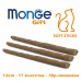 Monge Gift Soft Sticks Hairball Cat – лакомство за котки, срещу космени топки, БЕЗ ЗЪРНО, меки пръчици от натурално месо, богати на прясна сьомга и артишок - 15 гр, Италия - 5267 Monge Gift Soft Sticks Hairball Cat – лакомство за котки, срещу космени топки, БЕЗ ЗЪРНО, меки пръчици от натурално месо, богати на прясна сьомга и артишок - 15 гр, Италия - 5267