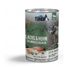 TUNDRA GRAIN FREE - консерва за кучета със сьомга и пиле, БЕЗ ЗЪРНО, 400 гр, Германия - 601VE
