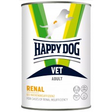 Happy Dog VET Diet Renal, консерва за кучета, Ветеринарна специална диета при бъбречна недостатъчност - 400 гр, Германия 61064