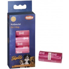 Хигиенни торбички TidyUp с кокалчета розови - комплект 4 ролки х 15 бр NOBBY Германия 67358 Хигиенни торбички TidyUp с кокалчета розови - комплект 4 ролки х 15 бр NOBBY Германия 67358