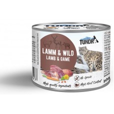TUNDRA GRAIN FREE - консерва за котки с агне и дивеч, БЕЗ ЗЪРНО, 200 гр, Германия - 702VE