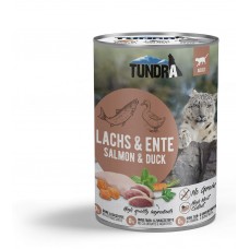 TUNDRA GRAIN FREE - консерва за котки със сьомга и патешко, БЕЗ ЗЪРНО, 400 гр, Германия - 710VE