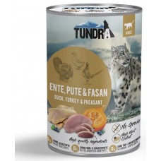 TUNDRA GRAIN FREE - консерва за котки с патешко, пуешко и фазан, БЕЗ ЗЪРНО, 400 гр, Германия - 711VE