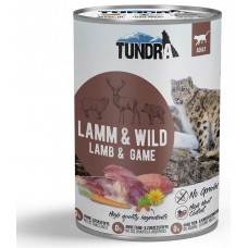 TUNDRA GRAIN FREE - консерва за котки с агне и дивеч, БЕЗ ЗЪРНО, 400 гр, Германия - 712VE