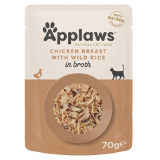 Applaws Chicken with Rice in Broth - пауч пиле с див ориз в бульон 70 гр 8007