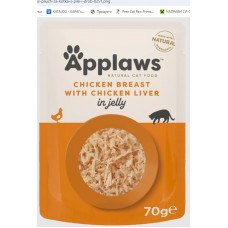 Applaws Chicken with Liver in Jelly - пауч пиле и дроб в желе 70 гр 8251CE-A