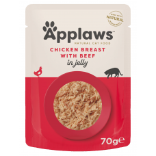Applaws Chicken with Beef in Jelly - пауч пиле и телешко в желе 70 гр 8252CE-A
