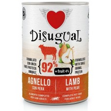 Консерва куче DISUGUAL FRUIT МОНОПРОТЕИН, за пораснали кучета от всички породи - 92% агнешко и 4% круша, ПАСТЕТ - 400 гр - Италия, 95349 Консерва куче DISUGUAL FRUIT МОНОПРОТЕИН, за пораснали кучета от всички породи - 92% агнешко и 4% круша, ПАСТЕТ - 400 гр - Италия, 95349