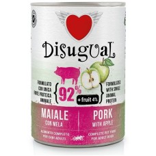 Консерва куче DISUGUAL FRUIT МОНОПРОТЕИН, за пораснали кучета от всички породи - 92% прасе и 4% ябълка, ПАСТЕТ - 400 гр - Италия, 95424 Консерва куче DISUGUAL FRUIT МОНОПРОТЕИН, за пораснали кучета от всички породи - 92% прасе и 4% ябълка, ПАСТЕТ - 400 гр - Италия, 95424