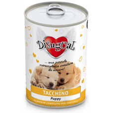 Консерва куче DISUGUAL PUPPY, за подрастващи кученца от всички породи - пуешко месо, ПАСТЕТ - 400 гр - Италия, 95452 Консерва куче DISUGUAL PUPPY, за подрастващи кученца от всички породи - пуешко месо, ПАСТЕТ - 400 гр - Италия, 95452