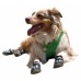 Alcott Adventure Boots - кучешки ботушки, черни със светлоотразителни детайли, размер M, дължина на стъпалото 7 см APLMD