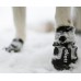 Alcott Adventure Boots - кучешки ботушки, черни със светлоотразителни детайли, размер M, дължина на стъпалото 7 см APLMD